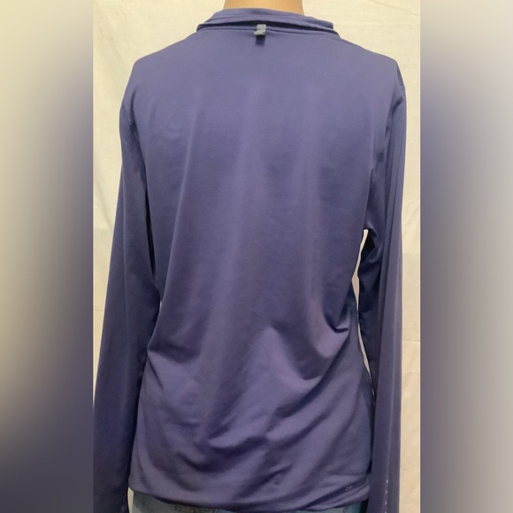 Nike Dri-fit Women's Periwinkle Long Sleeve Activewear Jacket - Picture 6 of 11